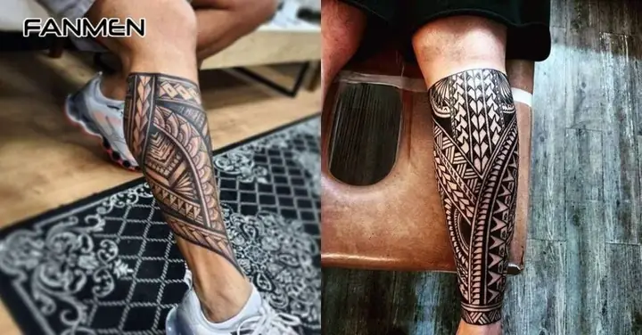 Tribal Leg Tattoo (hình Xăm Phong Cách Bộ Lạc)