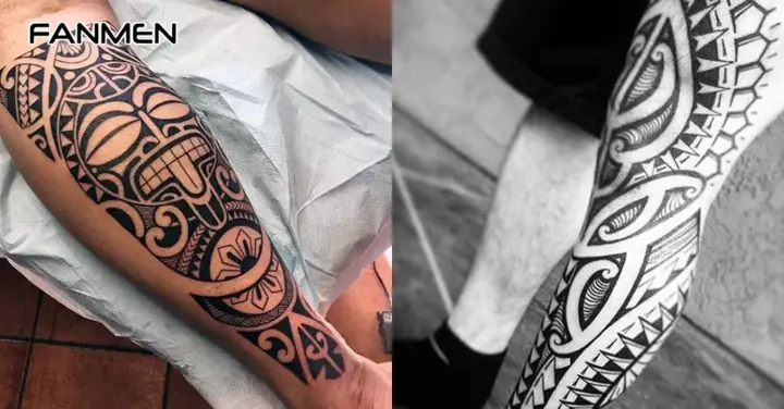 Tribal Leg Tattoo (hình Xăm Phong Cách Bộ Lạc)