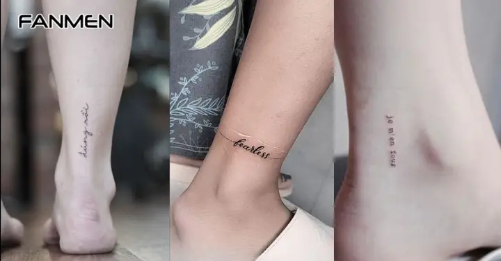 Hình Xăm Chữ Ở Chân (lettering Tattoos) Hình Xăm Chữ Ở Chân (lettering Tattoos)