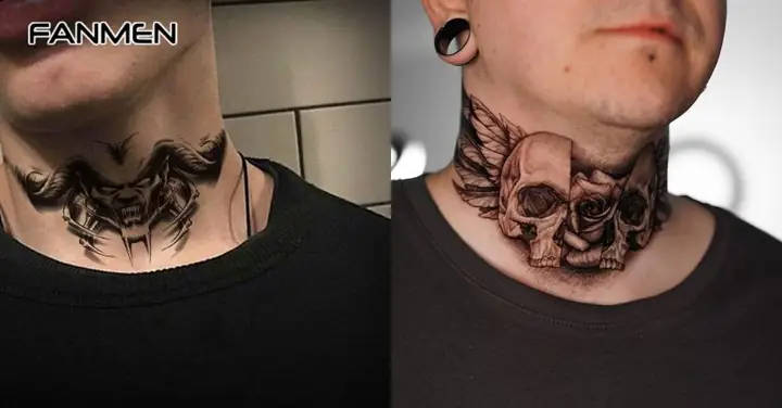 Hình Xăm Ở Trước Cổ Nam