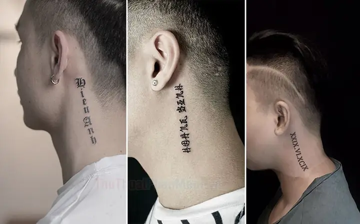 Hình Xăm Ở Cổ Gáy Có Đau Không? Hình Xăm Ở Cổ Gáy Có Đau Không?