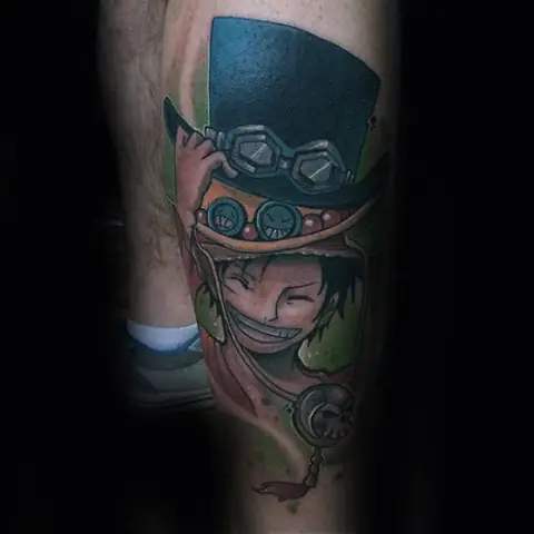 Hình Xăm One Piece Mini