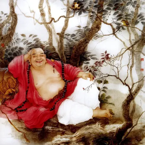 Hình Ảnh Cho Hình Xăm Phật Di Lặc Kín Lưng: