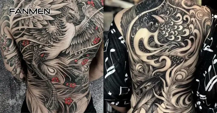 Hình Xăm Phượng Hoàng Full Lưng Hình Xăm Phượng Hoàng Full Lưng