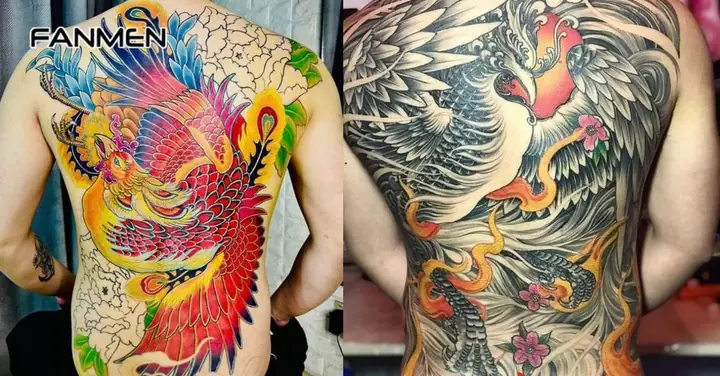 Hình Xăm Phượng Hoàng Full Lưng Hình Xăm Phượng Hoàng Full Lưng