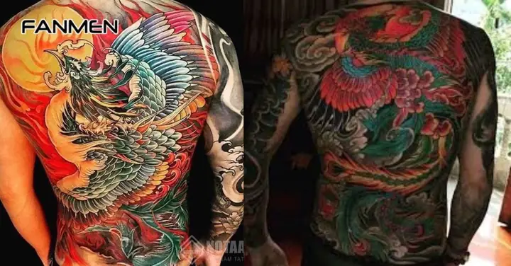 Hình Xăm Phượng Hoàng Full Lưng Hình Xăm Phượng Hoàng Full Lưng