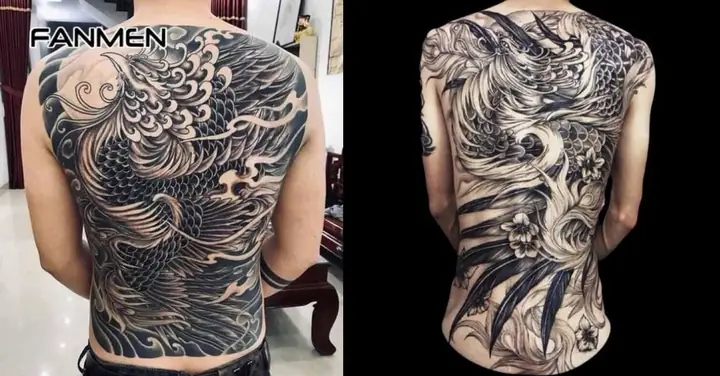 Hình Xăm Phượng Hoàng Full Lưng Hình Xăm Phượng Hoàng Full Lưng