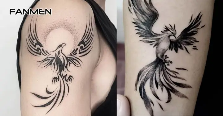 Hình Xăm Phượng Hoàng Đơn Giản Hình Xăm Phượng Hoàng Đơn Giản