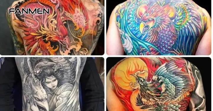 Hình Xăm Phượng Hoàng Full Lưng Hình Xăm Phượng Hoàng Full Lưng