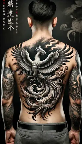 Các Kiá»u Dáng Hình Xäm Phæ°á»£ng Hoàng Full Læ°ng