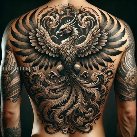 Biá»u Tæ°á»£ng Cá»§a Hình Xäm Phæ°á»£ng Hoàng Full Læ°ng