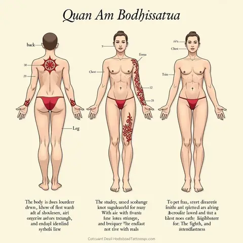 Vị Trí Xăm Hình Quan Âm Bồ Tát: Chọn Đúng Chỗ, Gửi Trọn Tâm Ý