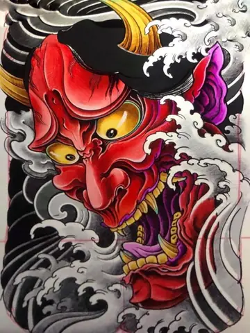 Hình Ảnh Cho Hình Xăm Quỷ Dạ Xoa Đơn Giản:
