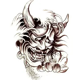 Hình Ảnh Cho Hình Xăm Quỷ Dạ Xoa Đơn Giản: