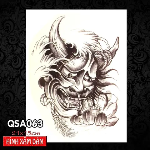 Hình Ảnh Cho Hình Xăm Quỷ Dạ Xoa Đơn Giản: