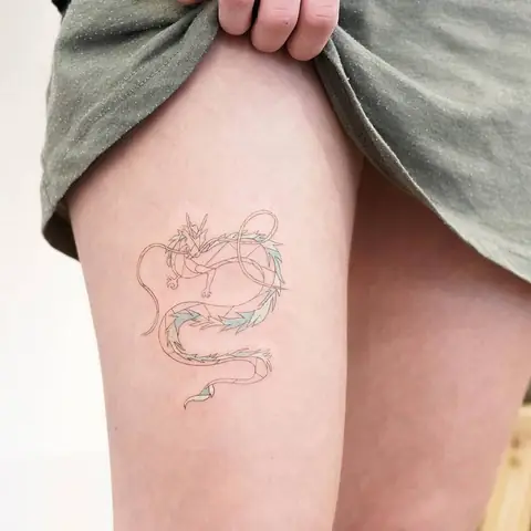Hình Xăm Con Rồng Đơn Giản Mà Đẹp