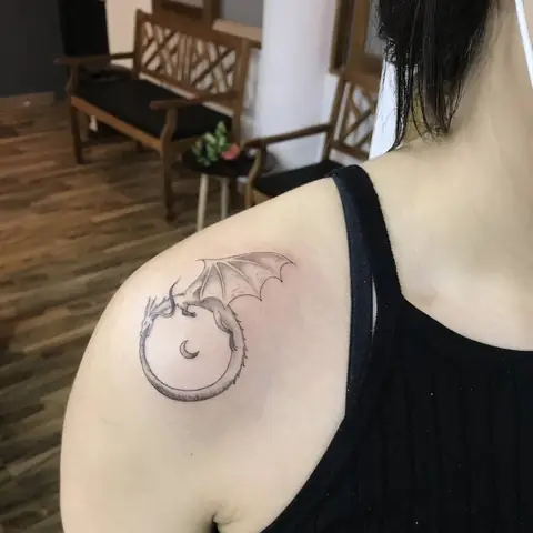 Hình Xăm Con Rồng Đơn Giản Mà Đẹp