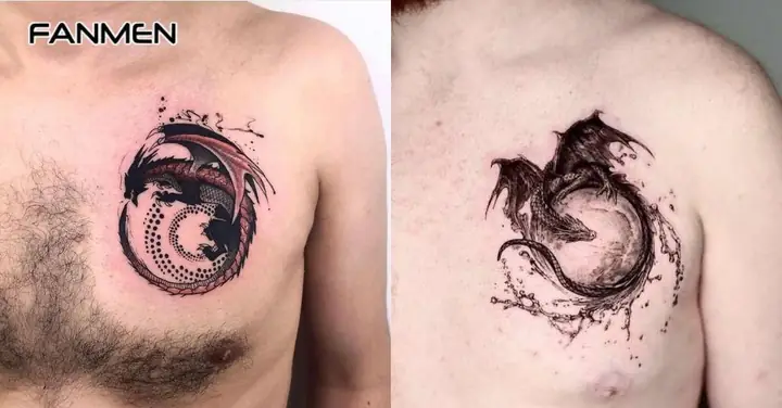 Hình Xăm Rồng Ở Ngực
