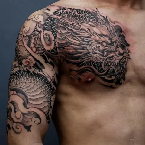 Những Äiá»u Cần Læ°u Ý Khi Xäm Hình Rá»ng Vắt Vai Những Äiá»u Cần Læ°u Ý Khi Xäm Hình Rá»ng Vắt Vai