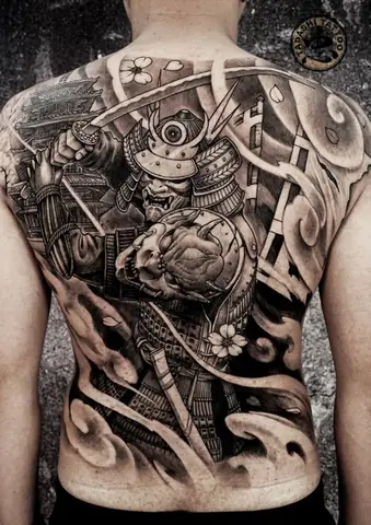 Tìm Hiểu Chi Tiết Về Hình Xăm Samurai Ở Lưng Đẹp Và Sâu Sắc Tìm Hiểu Chi Tiết Về Hình Xăm Samurai Ở Lưng Đẹp Và Sâu Sắc