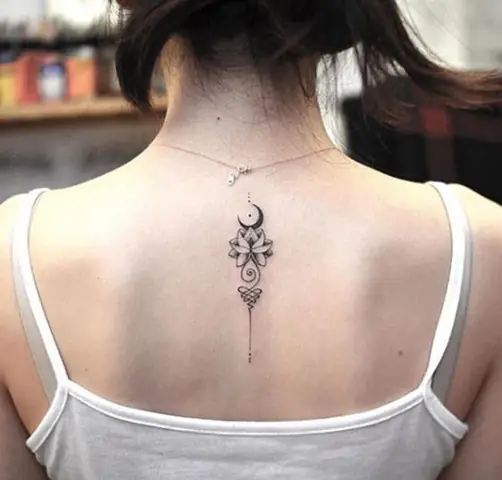 Hình Ảnh Cho Hình Xăm Mini Sau Lưng Nữ: