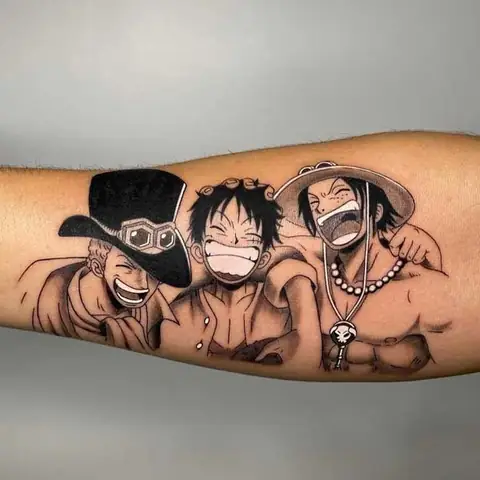 Nghệ Thuật Hình Xăm Mini Luffy Siêu Đẳng Và Ấn Tượng Nhất Năm 2024