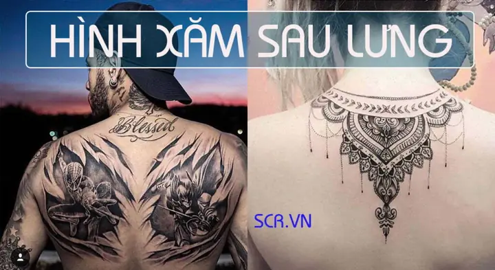 Hình Ảnh Cho Hình Xăm Mini Sau Lưng Nữ: