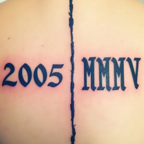 Giải Mã Ý Nghĩa Đằng Sau Hình Xăm Số La Mã 2005