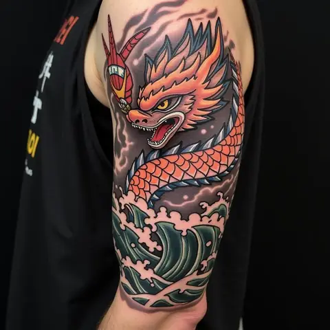 Các Phong Cách Hình Xăm Songoku Full Lưng Phổ Biến