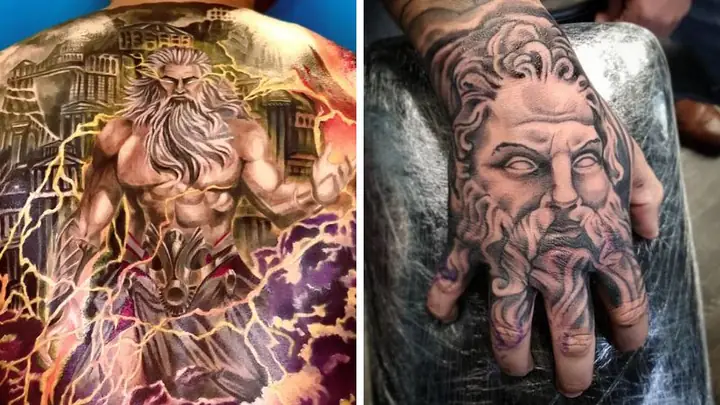Ý Nghĩa Hình Xăm Thần Zeus: Biểu Tượng Của Quyền Lực, Trí Tuệ Và Công Lý