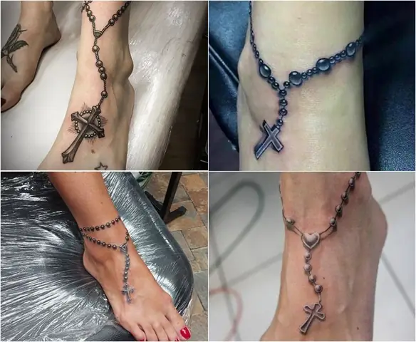 Hình Cây Thập Giá Ở Bàn Chân