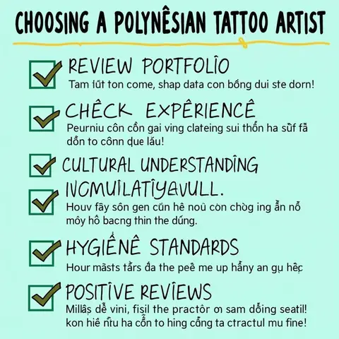 Những Lưu Ý Quan Trọng Khi Xăm Hình Theo Phong Cách Polynesian
