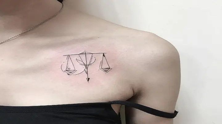 4tổng Hợp 40+ Hình Xăm Cung Thiên Bình Đẹp, Ấn Tượng, Độc Đáo