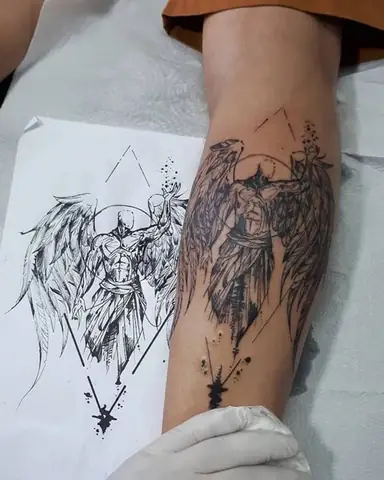 Hình Xăm Thiên Thần Sa Ngã Hình Xăm Thiên Thần Sa Ngã