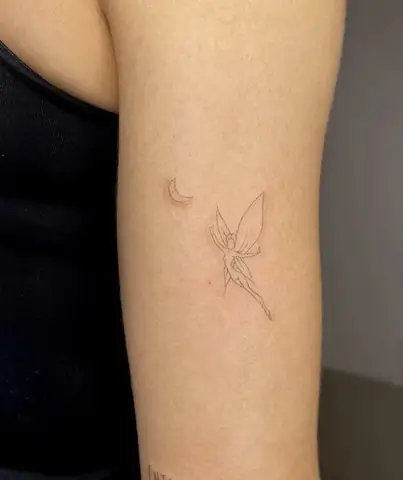 Hình Xăm Thiên Thần Mini Hình Xăm Thiên Thần Mini