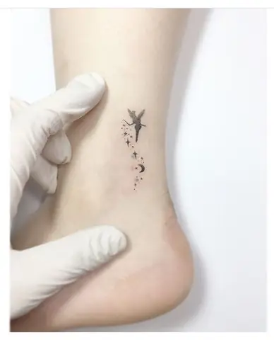 Hình Xăm Thiên Thần Mini Hình Xăm Thiên Thần Mini