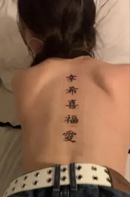 Top 888+ Hình Xăm Chữ Tiếng Trung Ý Nghĩa Nhất