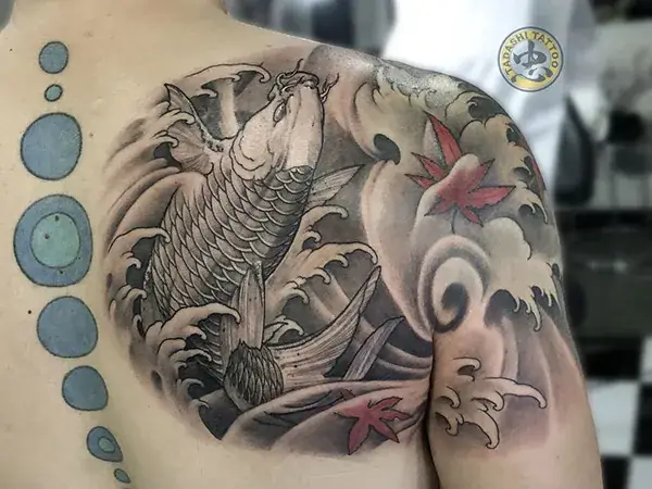 Hình Xăm Cá Chép Theo Phong Cách Nhật Cổ (irezumi)