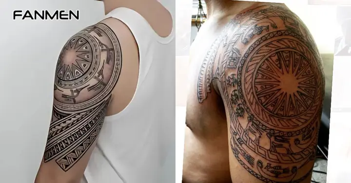 Hình Xăm Trống Đồng Việt Nam Ở Bắp Tay