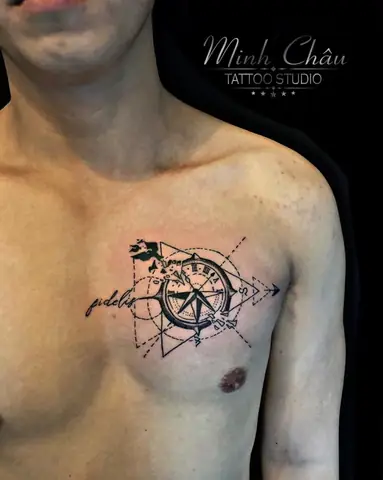 Hình Ảnh Cho Hình Xăm Mini Trước Ngược Nam:
