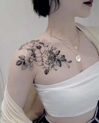 Hình Ảnh Cho Hình Xăm Trước Ngược Nữ Hoa Hồng: