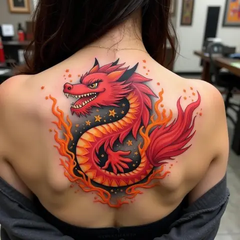 Hình Xăm Tỳ Hưu Cho Người Mệnh Hỏa