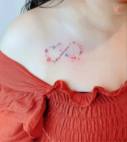 Những Vị Trí Lý Tưởng Cho Hình Xăm Vô Cực Mini