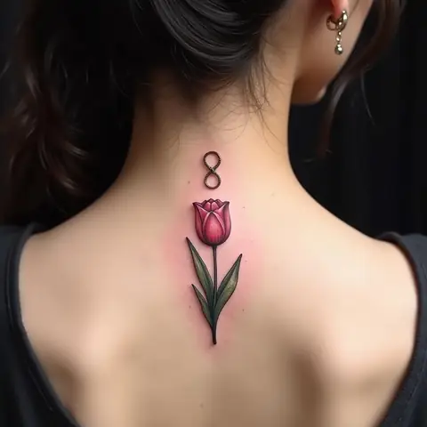 Vị Trí Xăm Hình Vô Cực Hoa Tulip Đẹp Và Ý Nghĩa Nhất