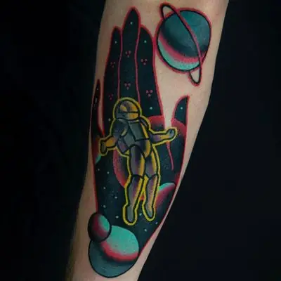 Hình Xăm Vũ Trụ Galaxy Hình Xăm Vũ Trụ Galaxy