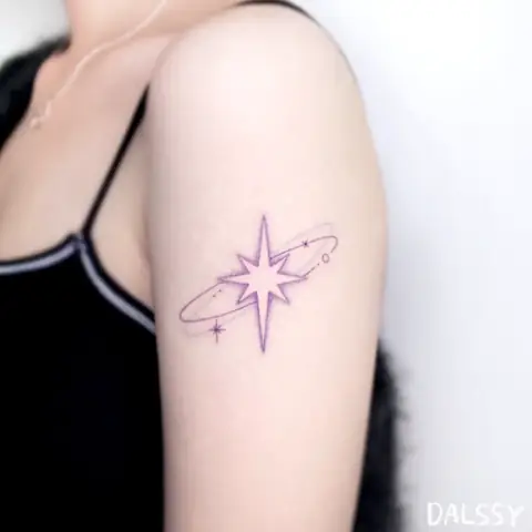 Hình Xăm Vũ Trụ Galaxy Hình Xăm Vũ Trụ Galaxy