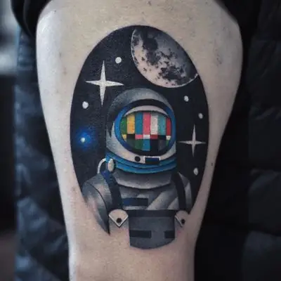 Hình Xăm Vũ Trụ Galaxy Hình Xăm Vũ Trụ Galaxy