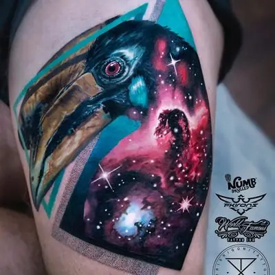 Hình Xăm Vũ Trụ Galaxy Hình Xăm Vũ Trụ Galaxy