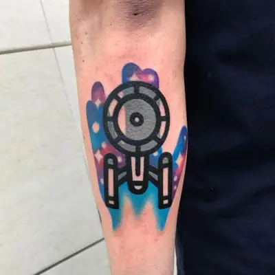 Hình Xăm Vũ Trụ Galaxy Hình Xăm Vũ Trụ Galaxy