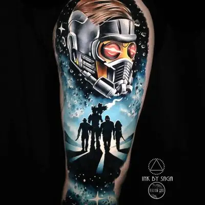 Hình Xăm Vũ Trụ Galaxy Hình Xăm Vũ Trụ Galaxy